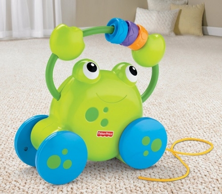Каталка-игрушка «Лягушонок» Fisher Price Pull Along Froggie