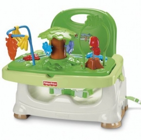 Детский стульчик-бустер Джунгли, стульчик для кормления Fisher-Price Booster Seat, Rainforest