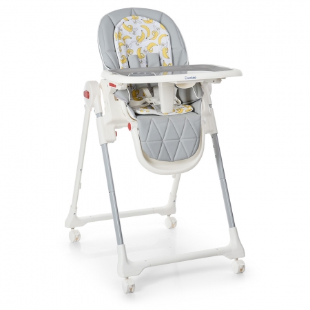 Стульчик для кормления El Camino Crystal ME 1037 Banana Gray серый