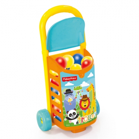 Игрушечная тележка с шариками (9 см) Fisher-Price