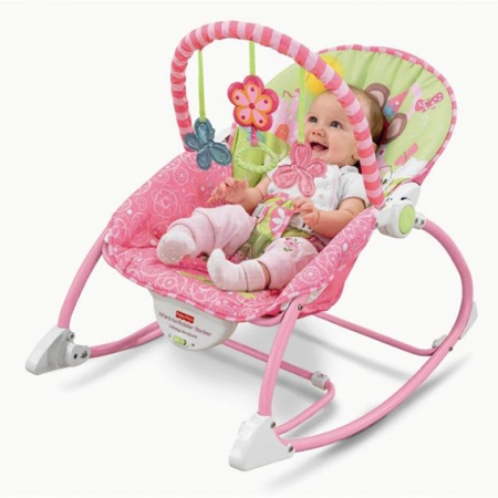 Кресло-качалка, детский шезлонг ПРИНЦЕССА МЫШЬ Fisher-Price