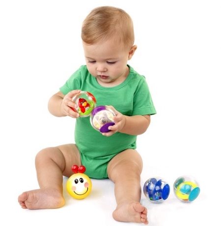 Сенсорные шарики Беби Энштейн Baby Einstein Roller Pillar Activity Balls