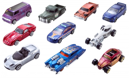 Автомобиль базовый Hot Wheels 10 шт.