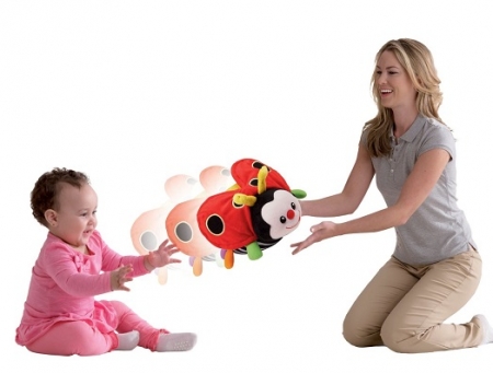 Развивающая мягкая игрушка мяч «Божья коровка» VTech Count & Hug Bug