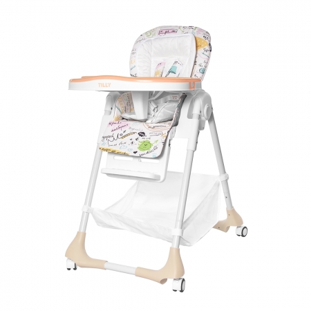 Высокий стульчик для кормления с регулируемой спинкой Tilly Bistro T-641/2 Beige