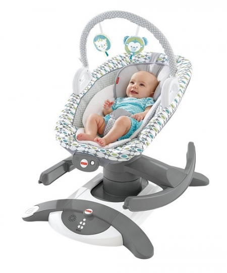 Укачивающий центр 4 в 1 Fisher Price Aqua Stone