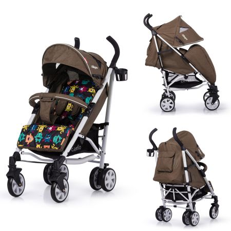 Коляска прогулочная CARRELLO Allegro CRL-10101/1 Monster Gold в льне /1/ MOQ