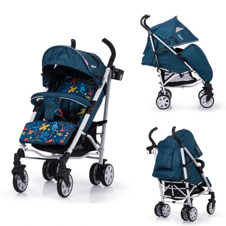 Коляска прогулочная CARRELLO Allegro CRL-10101/1 Aviation Blue в льне /1/ MOQ