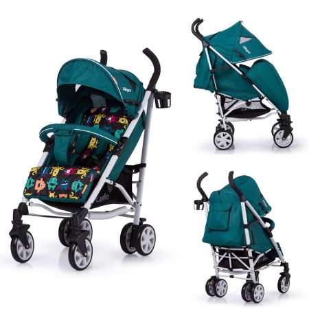 Коляска прогулочная CARRELLO Allegro CRL-10101/1 Monster Green в льне /1/ MOQ
