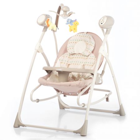 Колыбель-качели CARRELLO Nanny 3в1 CRL-0005 Beige Dot / 1 / MOQ