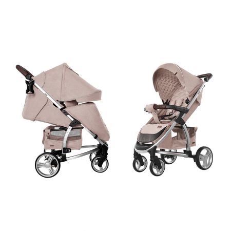 Коляска прогулочная CARRELLO Vista CRL-8505 Stone Beige в льне +дождевик L /1/ MOQ