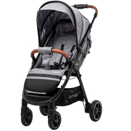 Коляска прогулочная CARRELLO Eclipse CRL-12001/1 Mosaic Gray в льне +дождевик M /1/