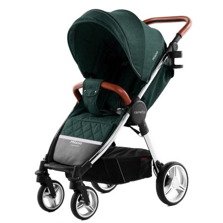 Коляска прогулочная CARRELLO Milano CRL-5501 Aqua Green +дождевик L /1/ MOQ
