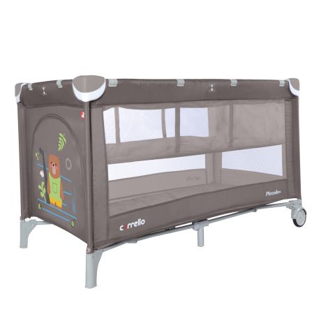 Манеж CARRELLO Piccolo+ CRL-9201/2 Chocolate Brown з двома рівнями дна /1/ MOQ
