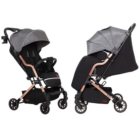 Коляска прогулочная CARRELLO Smart CRL-5504 City Grey +дождевик S/1/