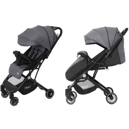 Коляска прогулочная Tilly Bella T-163 Anchor Grey +дождевик S/1/