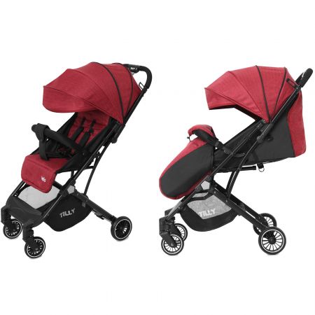 Коляска прогулочная Tilly Bella T-163 Brick Red +дождевик S/1/