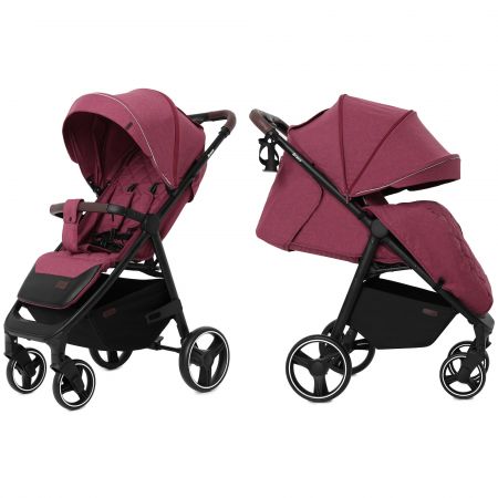 Коляска прогулочная CARRELLO Bravo CRL-8512 Chili Red +дождевик L /1/ MOQ