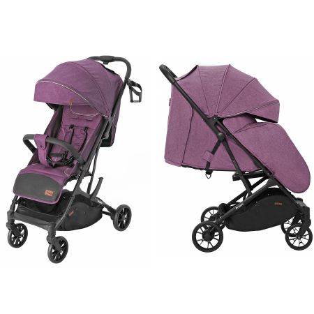 Коляска прогулочная CARRELLO Presto CRL-9002 Indigo Purple +дождевик М /1/ MOQ