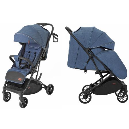 Коляска прогулочная CARRELLO Presto CRL-9002 Thunder Blue +дождевик М /1/ MOQ