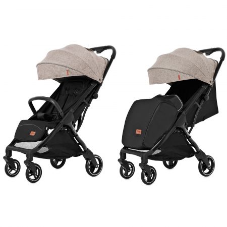 Коляска прогулочная CARRELLO Turbo CRL-5503 Warm Beige +дождевик S /1/ MOQ