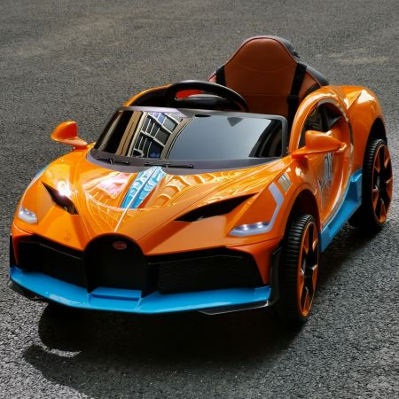 Ел-мобіль T-7657 EVA ORANGE легковий на Bluetooth 2.4G Р/У 12V4.5AH мотор 2*18W з MP3 122*70*50 /1/