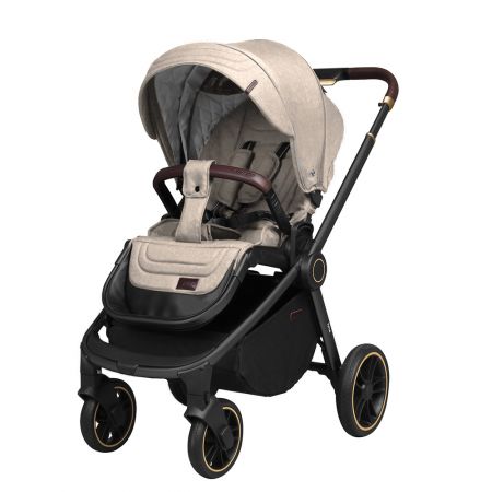 Коляска прогулочная CARRELLO Epica CRL-8509 Almond Beige +дождевик /1/