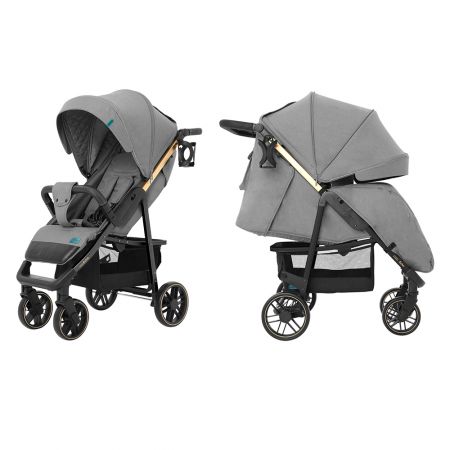 Коляска прогулочная CARRELLO Echo CRL-8508/2 Rhino Gray +дождевик L /1/ MOQ
