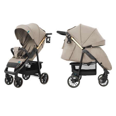 Коляска прогулочная CARRELLO Echo CRL-8508/2 Camel Beige +дождевик L /1/ MOQ