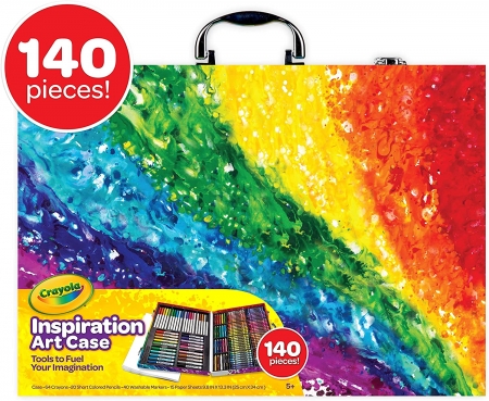 Большой набор Крайола чемодан Crayola Art Case 140 предметов