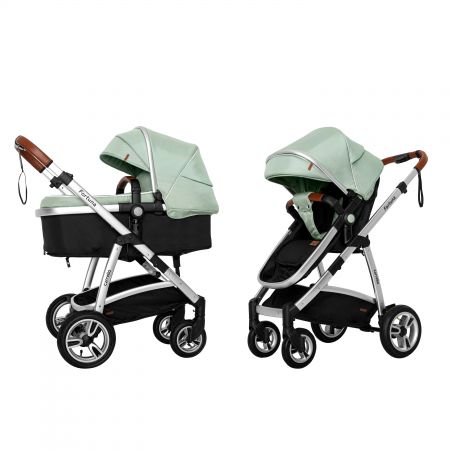 Коляска универсальная CARRELLO Fortuna CRL-9001/1 Forest Green 2в1 c матрасом +дождевик L /1/