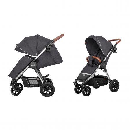 Коляска прогулочная CARRELLO Supra CRL-5510 Solid Grey +дождевик L /1/