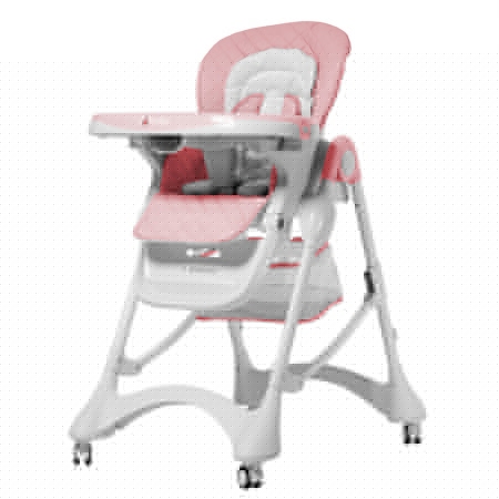 Стульчик для кормления с регулируемой спинкой Carrello Caramel CRL-9501/3 Candy Pink
