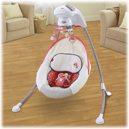 Укачивающий центр Fisher-Price «Мой маленький жучок» колыбель качели