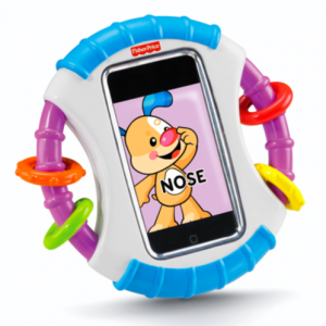 Детский чехол погремушка Fisher Price для Айфона Laugh & Learn™ Apptivity™ Case for iPhone® devices