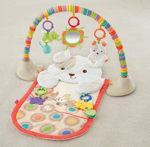 Детский развивающий коврик Мой маленький щенок Fisher-Price My Little Snuggapuppy Cuddle 'N Play Gym