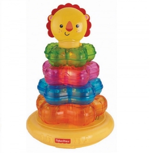 Детская пирамидка Fisher-Price Львенок с музыкой и огоньками