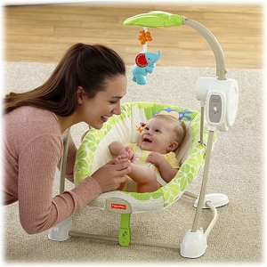 Качели для новорожденных Fisher Price «Друзья из тропического леса»