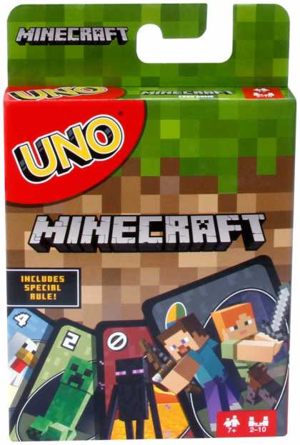 Настольная игра UNO "Minecraft"