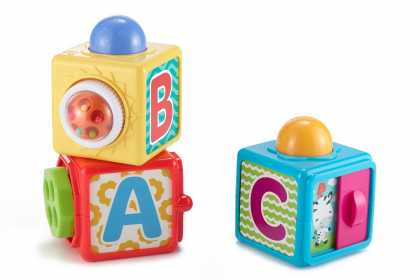Двигающиеся кубики "Яркие" Fisher-Price