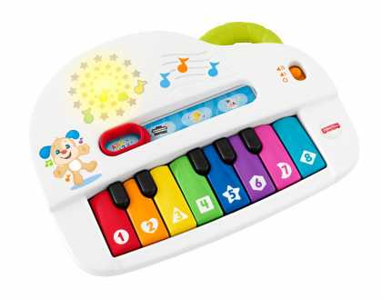 Пианино Умного щенка Fisher-Price серии "Улыбайся и учись" обновл. (рус.)