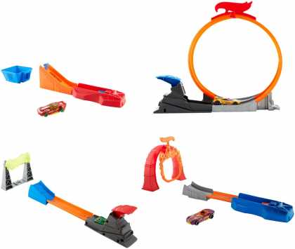 Трек "Безумные тренировки" Hot Wheels (в асс.)