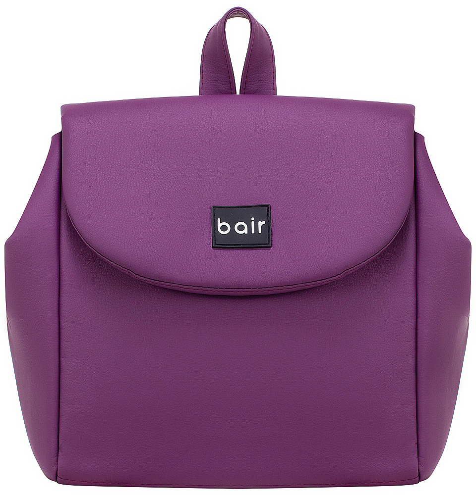 Коляска 2 в 1 Bair Infinity кожа 100% BI-07 purple (фиолетовый)