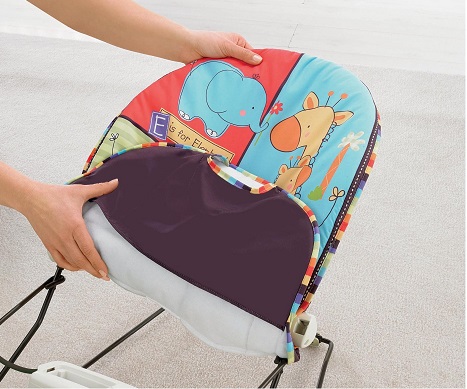 Шезлонг детский Фишер прайс ЛЮБИМЫЙ ЗООПАРК Fisher Price Playtime Bouncer Luv u zoo