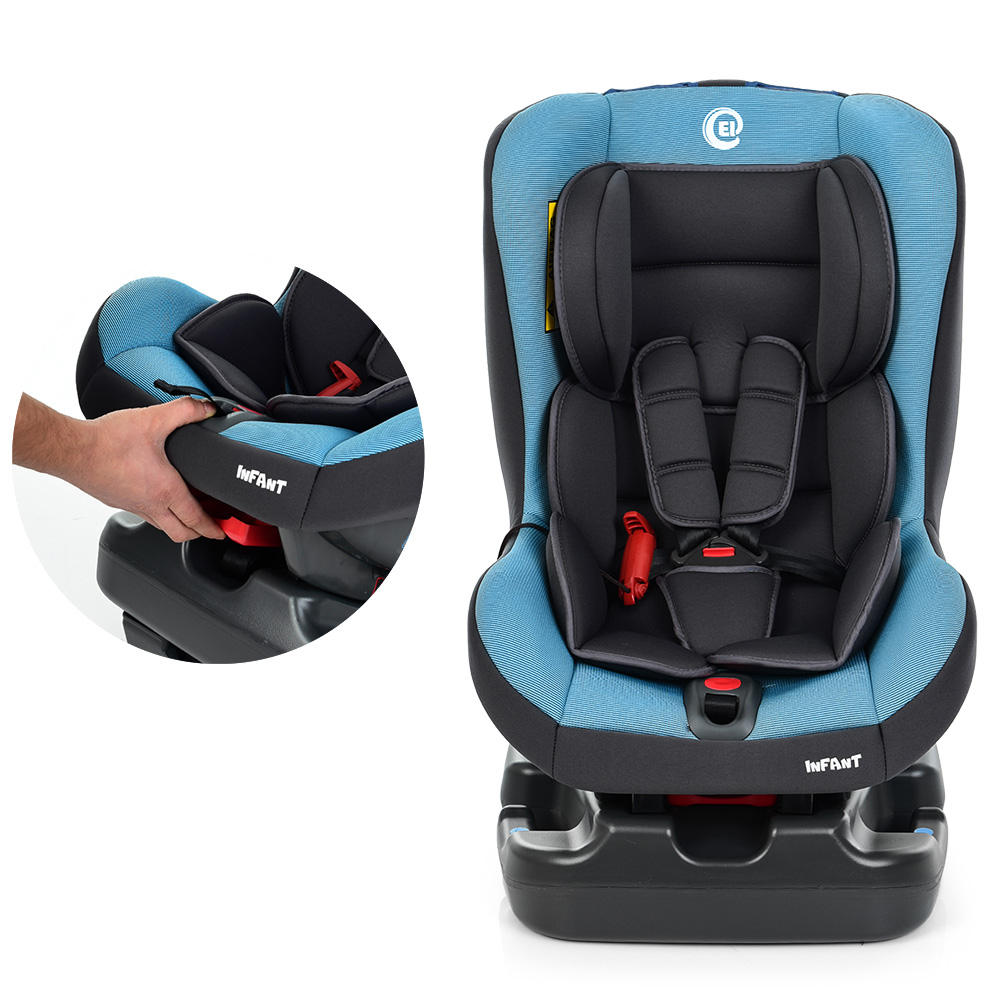 Детское автокресло от рождения до 4 лет El Camino Infant ME 1010 Blue Shadow серо-голубой