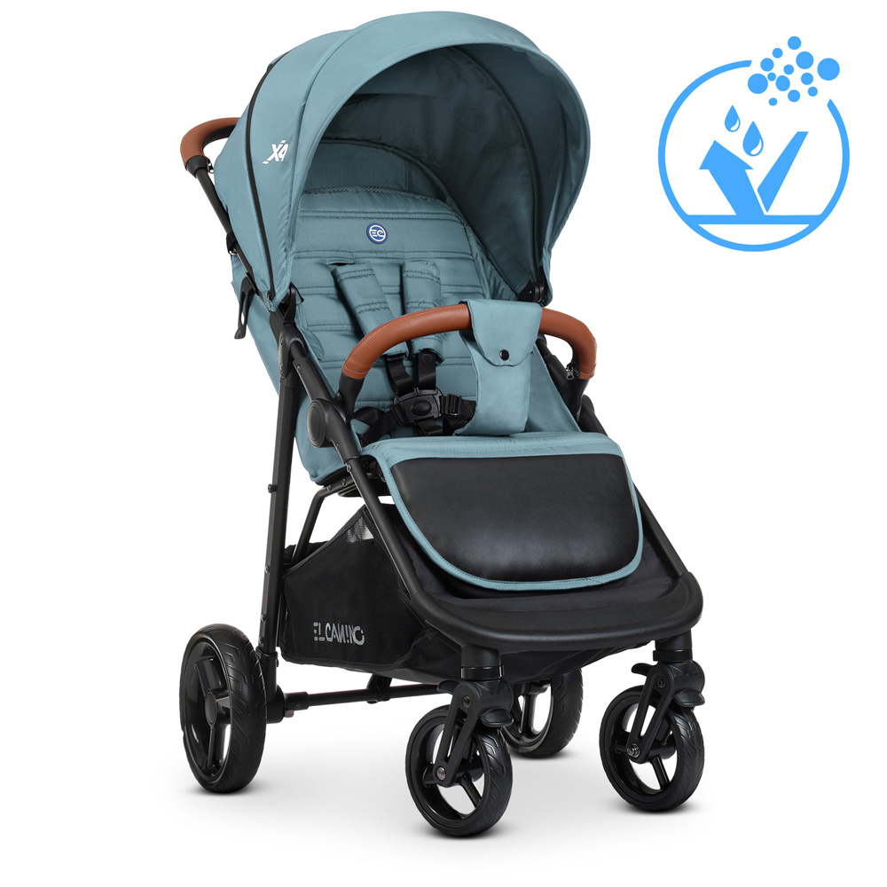Всесезонная прогулочная коляска El Camino X4 ME 1024 Ice Blue голубой