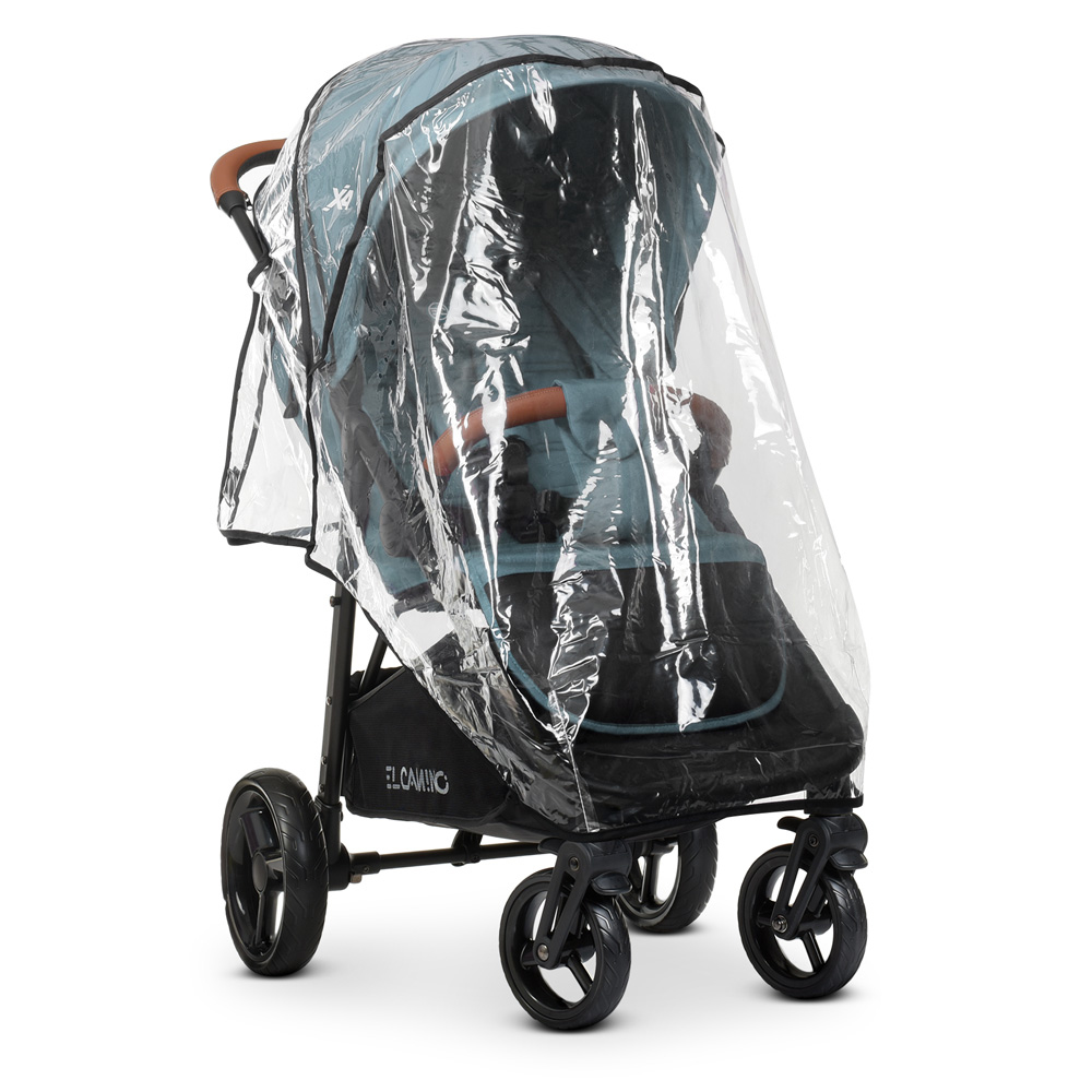Всесезонная прогулочная коляска El Camino X4 ME 1024 Ice Blue голубой