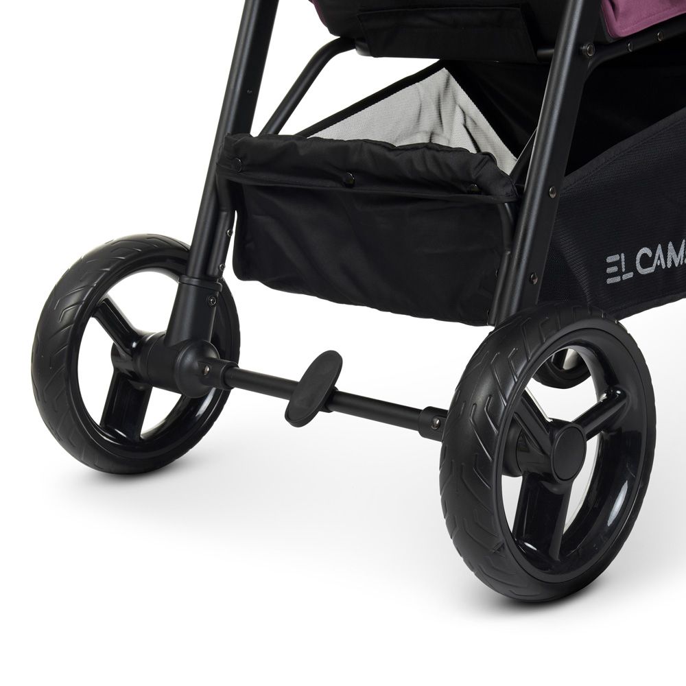 Всесезонная прогулочная коляска El Camino X4 ME 1024 Plum сливовый