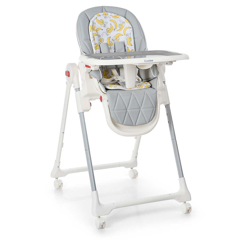 Стульчик для кормления El Camino Crystal ME 1037 Banana Gray серый