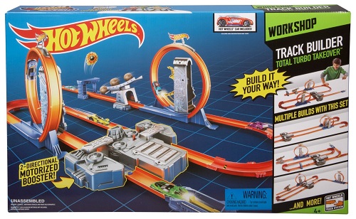 Хот Вилс Мегатрек Двойное ускорение Hot Wheels Track Builder Total Turbo Takeover Track Set